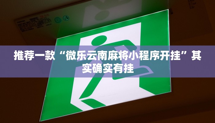 推荐一款“手机扣点麻将外卦神器下载安装”开挂详细教程