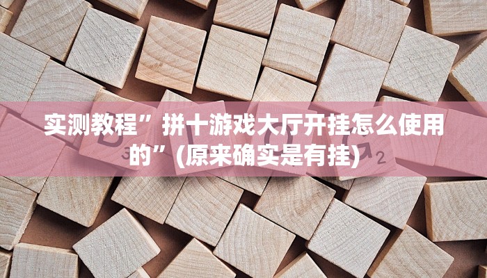 实测辅助”同城游比鸡辅助软件”开挂详细教程