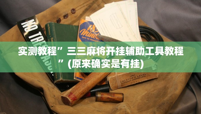 教程辅助!“梦幻互娱开挂神器”其实确实有挂