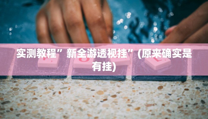 实测辅助”博乐龙江填大坑免费透视软件下载”其实确实有挂