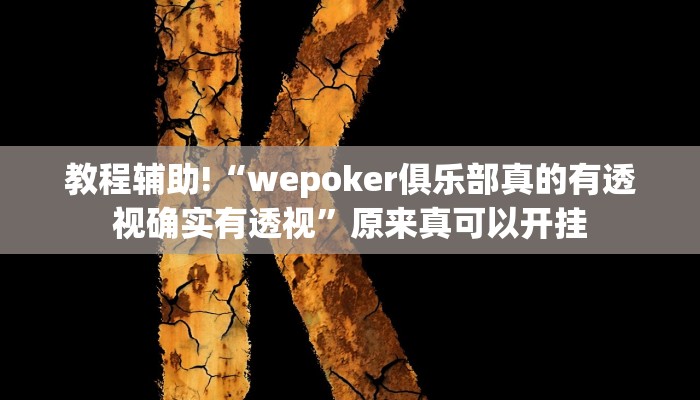 推荐一款“旺福建麻将万能开挂神器”原来真可以开挂