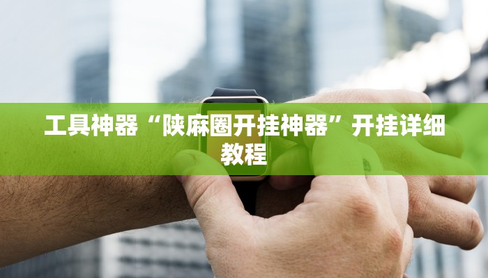 工具神器“陕麻圈开挂神器”开挂详细教程