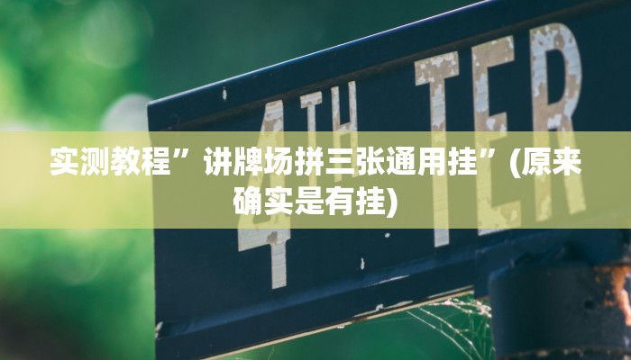 教程辅助!“pokerrrr2怎么开挂控制输赢”其实确实有挂