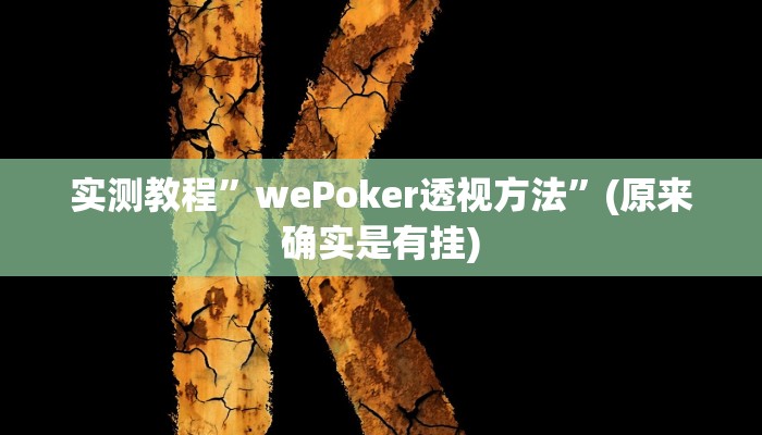 推荐一款“werplan有挂吗原来有挂”原来真可以开挂