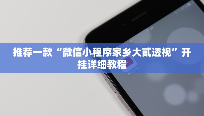 推荐一款“微信小程序家乡大贰透视”开挂详细教程