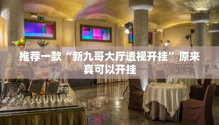 推荐一款“新九哥大厅透视开挂”原来真可以开挂