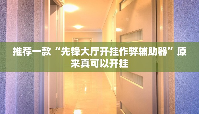 推荐一款“先锋大厅开挂作弊辅助器”原来真可以开挂