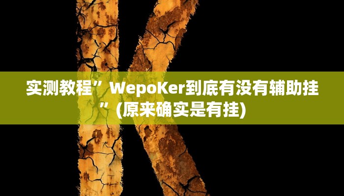 实测教程”哥哥跑得快开挂控制好牌器”(原来确实是有挂)