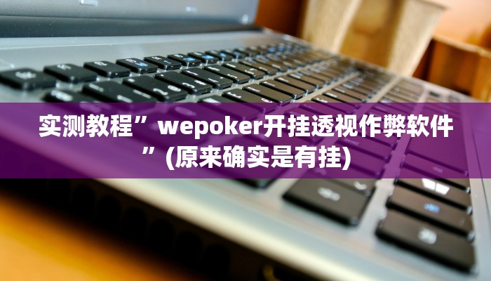 实测教程”wepoker开挂透视作弊软件”(原来确实是有挂)