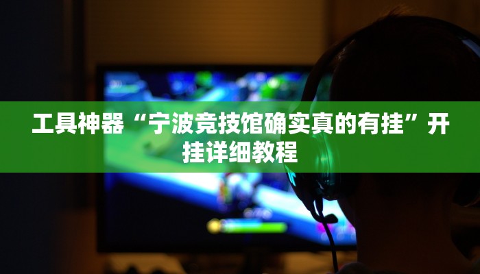 工具神器“宁波竞技馆确实真的有挂”开挂详细教程