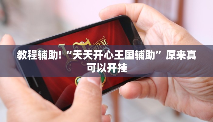 教程辅助!“天天开心王国辅助”原来真可以开挂