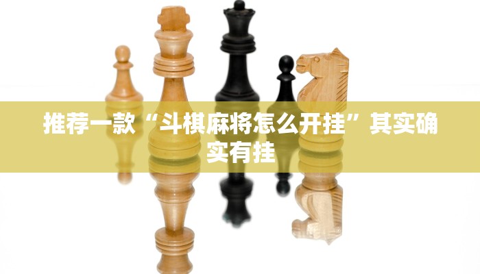 推荐一款“斗棋麻将怎么开挂”其实确实有挂