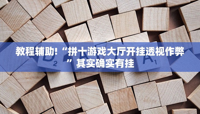 教程辅助!“拼十游戏大厅开挂透视作弊”其实确实有挂