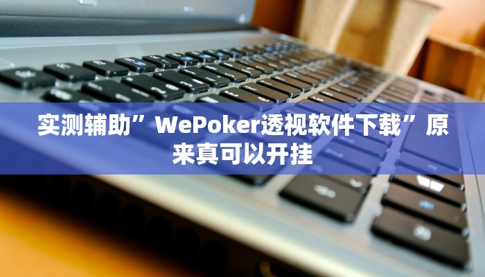 实测辅助”WePoker透视软件下载”原来真可以开挂